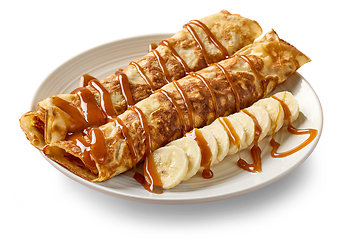 Image showing freshly baked crepes