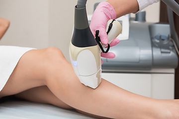 Image showing Hair removal procedure