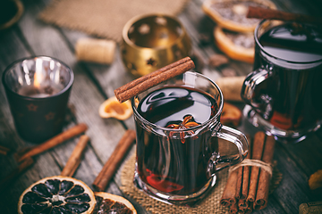 Image showing Hot mulled wine