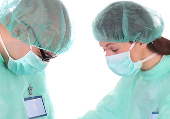 Image showing two surgeon at work 