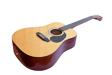 Image showing old acoustic guitar.jpg