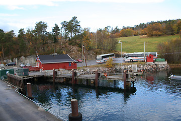 Image showing Ferry harbour