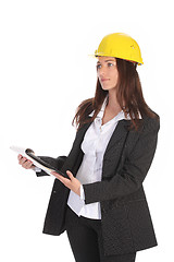 Image showing businesswoman with documents