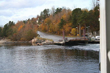 Image showing Ferry harbour