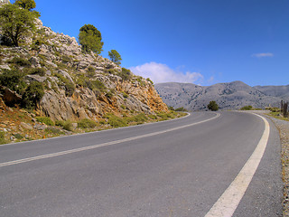 Image showing left turn road