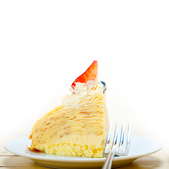 Image showing crepe pancake cake