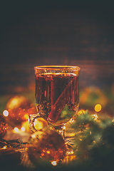 Image showing Hot Christmas tea