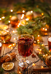 Image showing Christmas hot wine