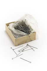 Image showing Box with stickpin