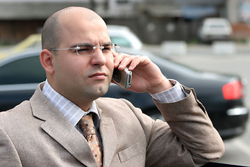 Image showing A businessman