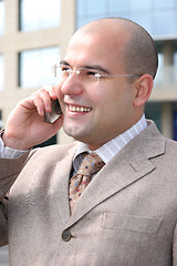Image showing A businessman