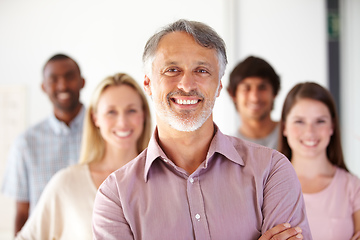 Image showing It takes all kinds to make a business work. Shot of a diverse group of colleagues in the office.