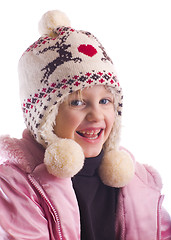 Image showing Child in Coat and Hat