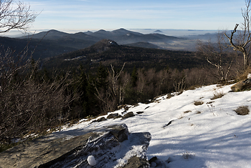 Image showing The winter mountain landscape 