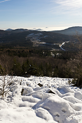 Image showing The winter mountain landscape 