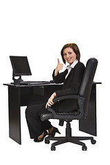 Image showing Positive businesswoman