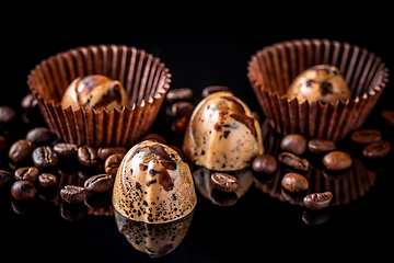 Image showing Delicious chocolate pralines