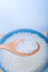 Image showing raw white rice