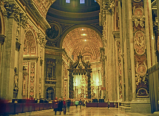 Image showing Basilica St.Peter's  in Vatican,  Rome