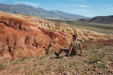 Image showing Valley of Mars landscapes