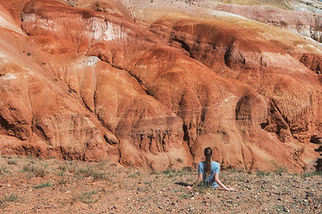 Image showing Valley of Mars landscapes