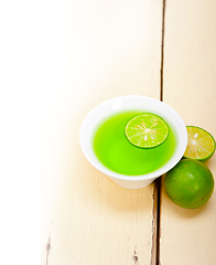 Image showing green lime lemonade