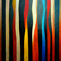 Image showing Artistic abstract artwork, textures lines stripe pattern design.