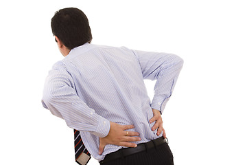 Image showing businessman with pain