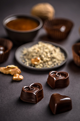 Image showing Delicious chocolate pralines