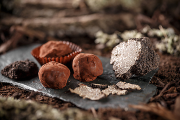 Image showing Chocolate truffles