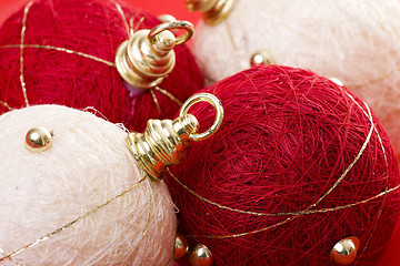 Image showing christmas ball background