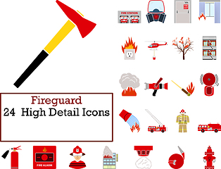 Image showing Fireguard Icon Set