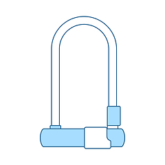 Image showing Bike Lock Icon