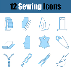 Image showing Sewing Icon Set