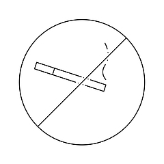 Image showing No Smoking Icon