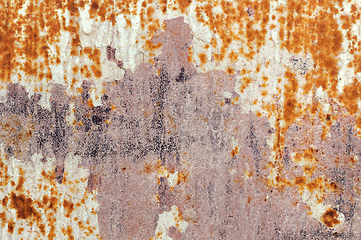 Image showing chipped rusty metal