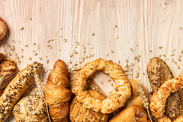 Image showing Assortment of fresh bakery products