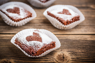 Image showing Chocolate brownies