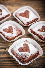 Image showing Chocolate brownies