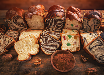 Image showing Sweet braided bread