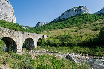 Image showing Old Bridge Over The River