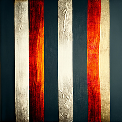 Image showing Artistic abstract artwork, textures lines stripe pattern design.