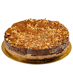 Image showing Double chocolate mousse cake