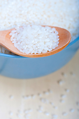 Image showing raw white rice