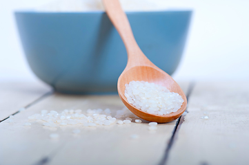 Image showing raw white rice