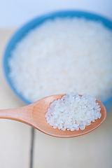 Image showing raw white rice