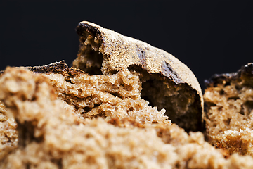 Image showing baked dark bread