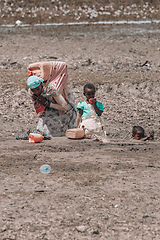 Image showing Koka Lake, Oromnia, Ethiopia - May 11, 2019: