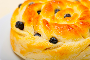 Image showing blueberry bread cake dessert