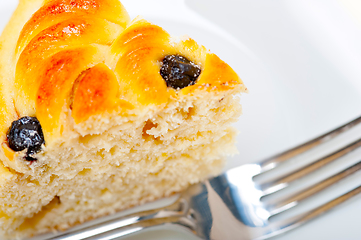 Image showing blueberry bread cake dessert